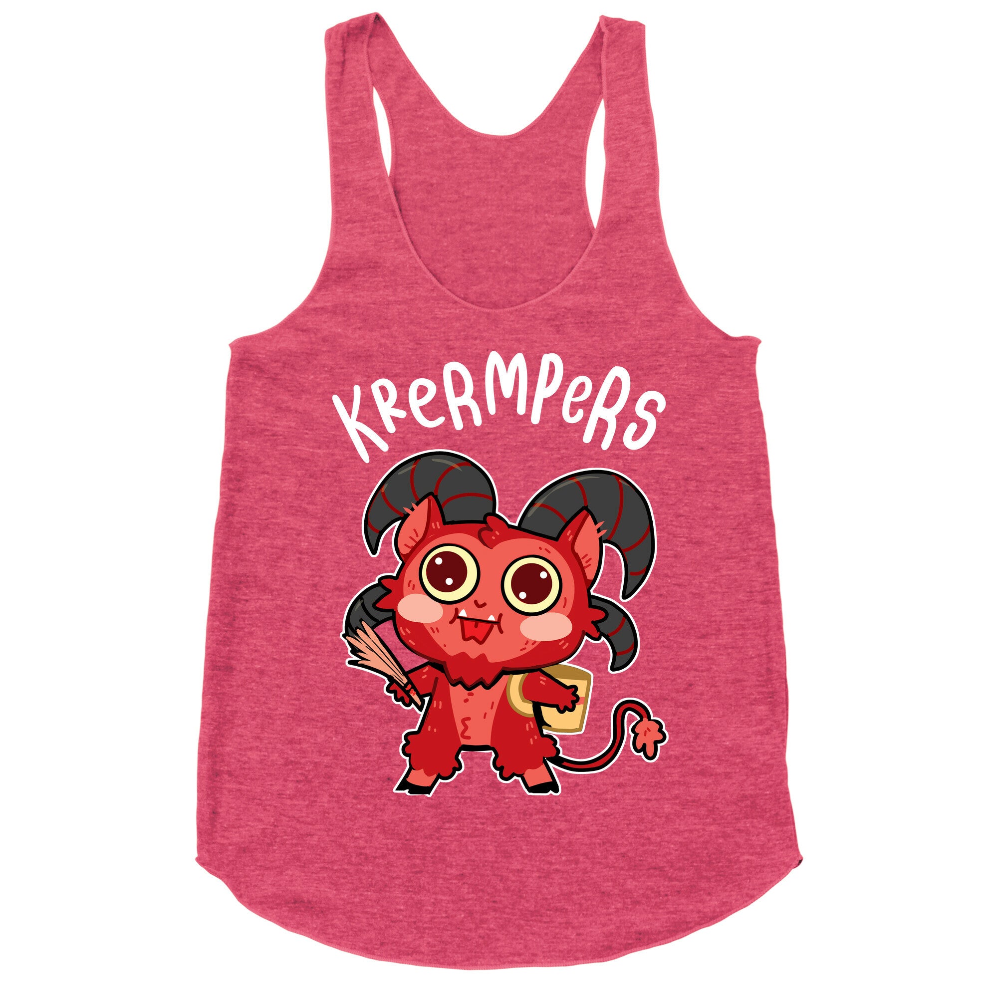 Krermpers Derpy Krampus Racerback Tank